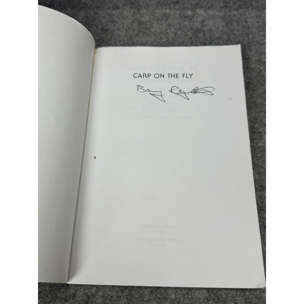 1997 Carp on the Fly Barry Reynolds Signed 1st Edition Fly Fishing PB