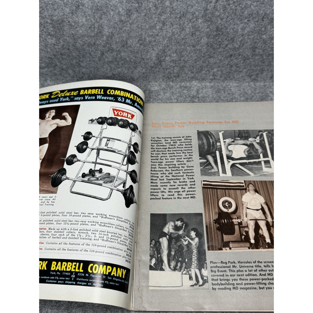 Muscular Development March 1966 Bill Bubinski Bodybuilding Magazine