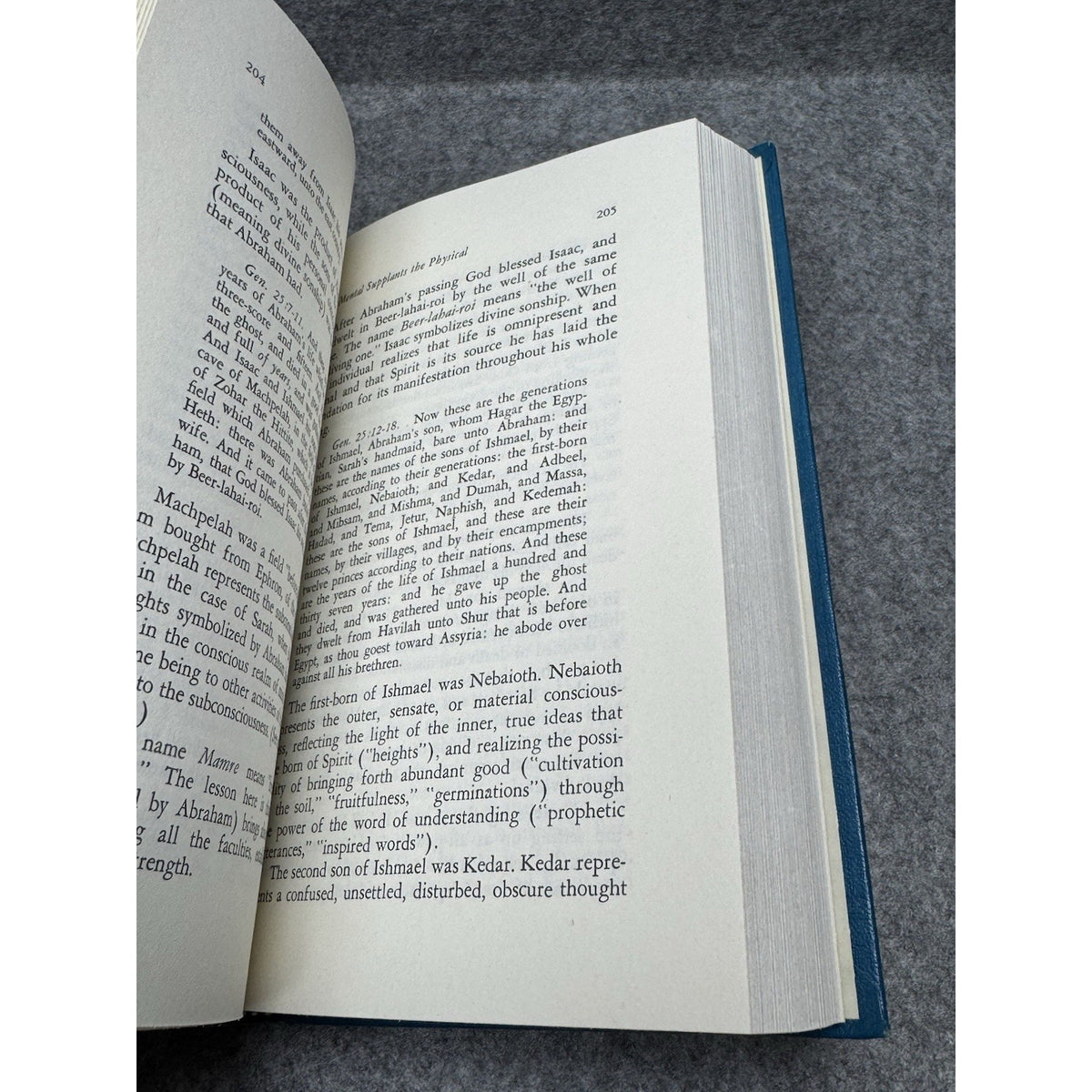1980 Mysteries of Genesis Charles Fillmore Metaphysical Bible Study Hardcover