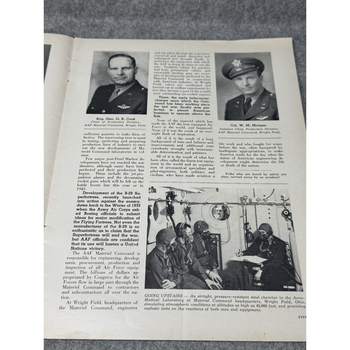 1944 Globe Beam Aircraft Magazine WWII Fort Worth Texas Swift War Bonds