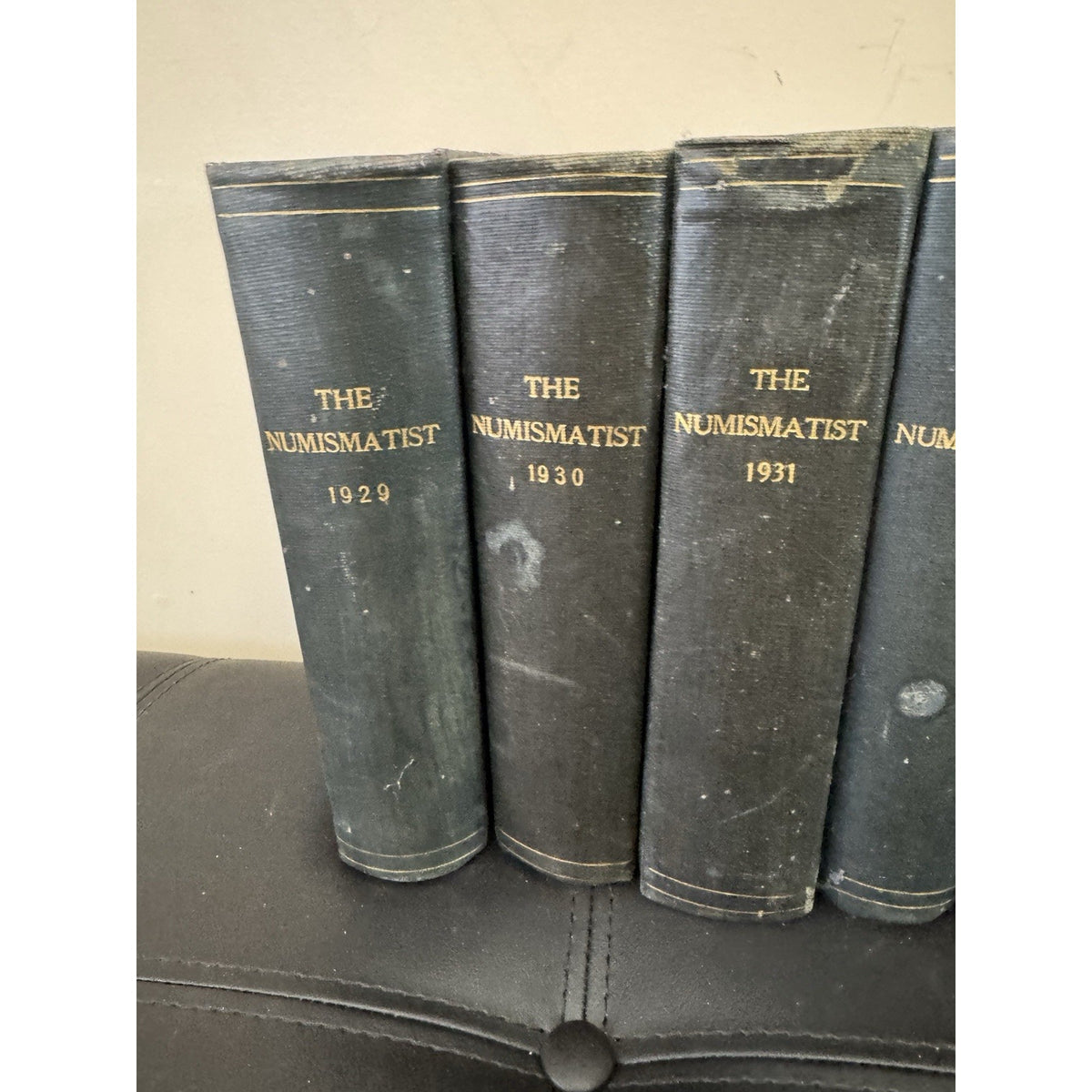 8 Vol The Numismatist 1929-1936 Hardbound ANA Coin Journal Lot