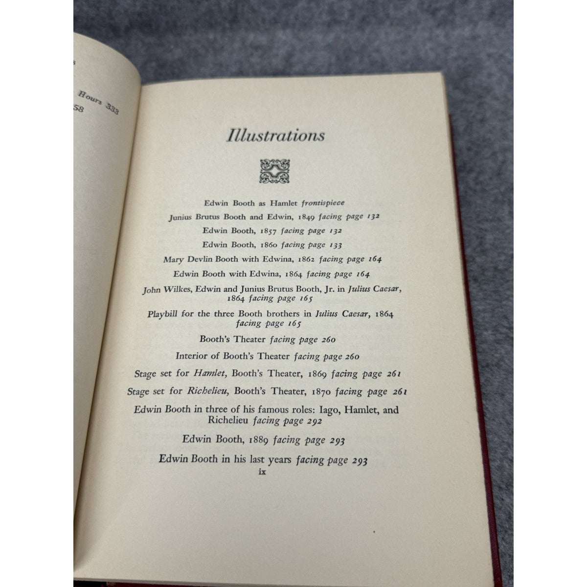 1953 Prince of Players Edwin Booth Eleanor Ruggles Illustrated Biography