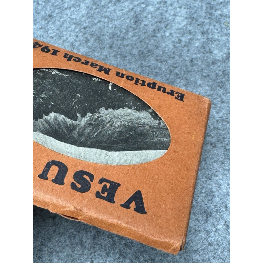 Vesuvius March 1944 Eruption 18 Vintage Souvenir Photos Italy Original Sleeve