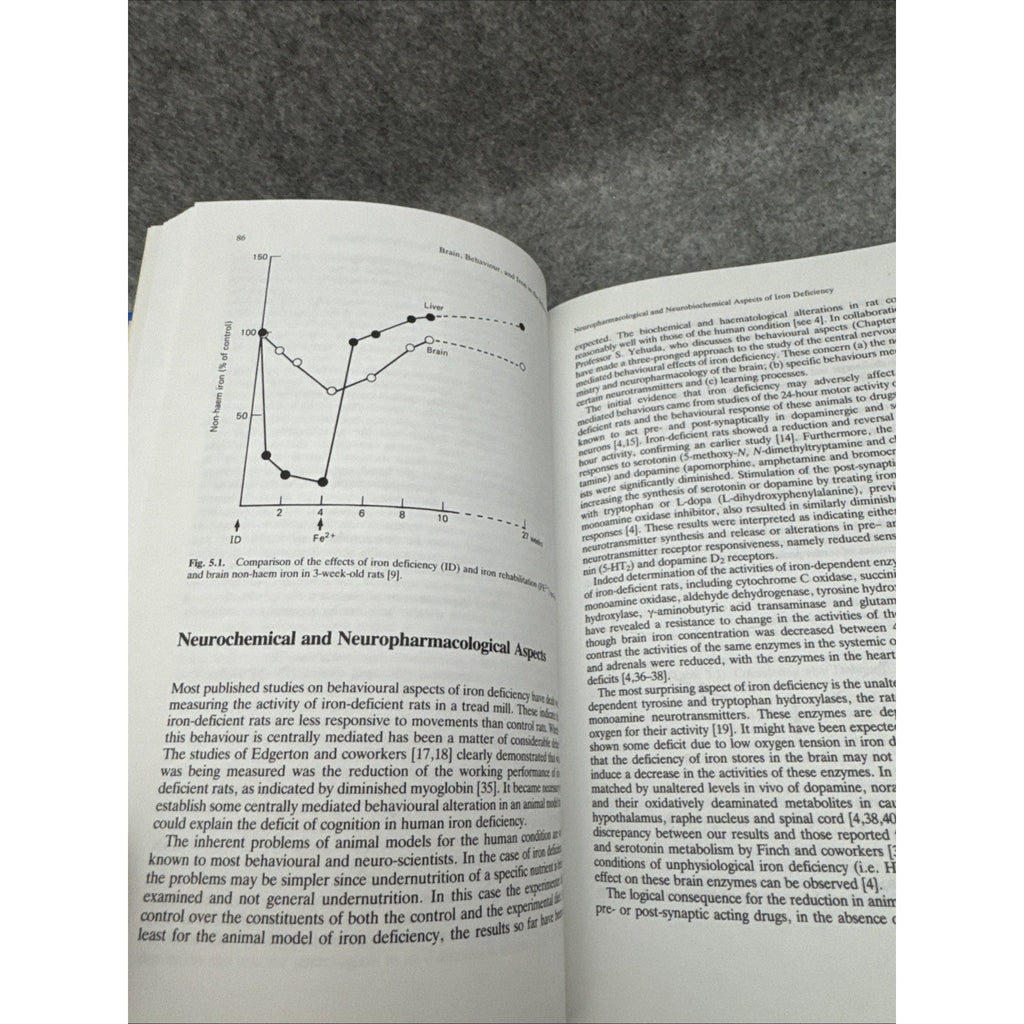 Brain Behaviour and Iron in the Infant Diet by John Dobbing (1990, Hardcover)