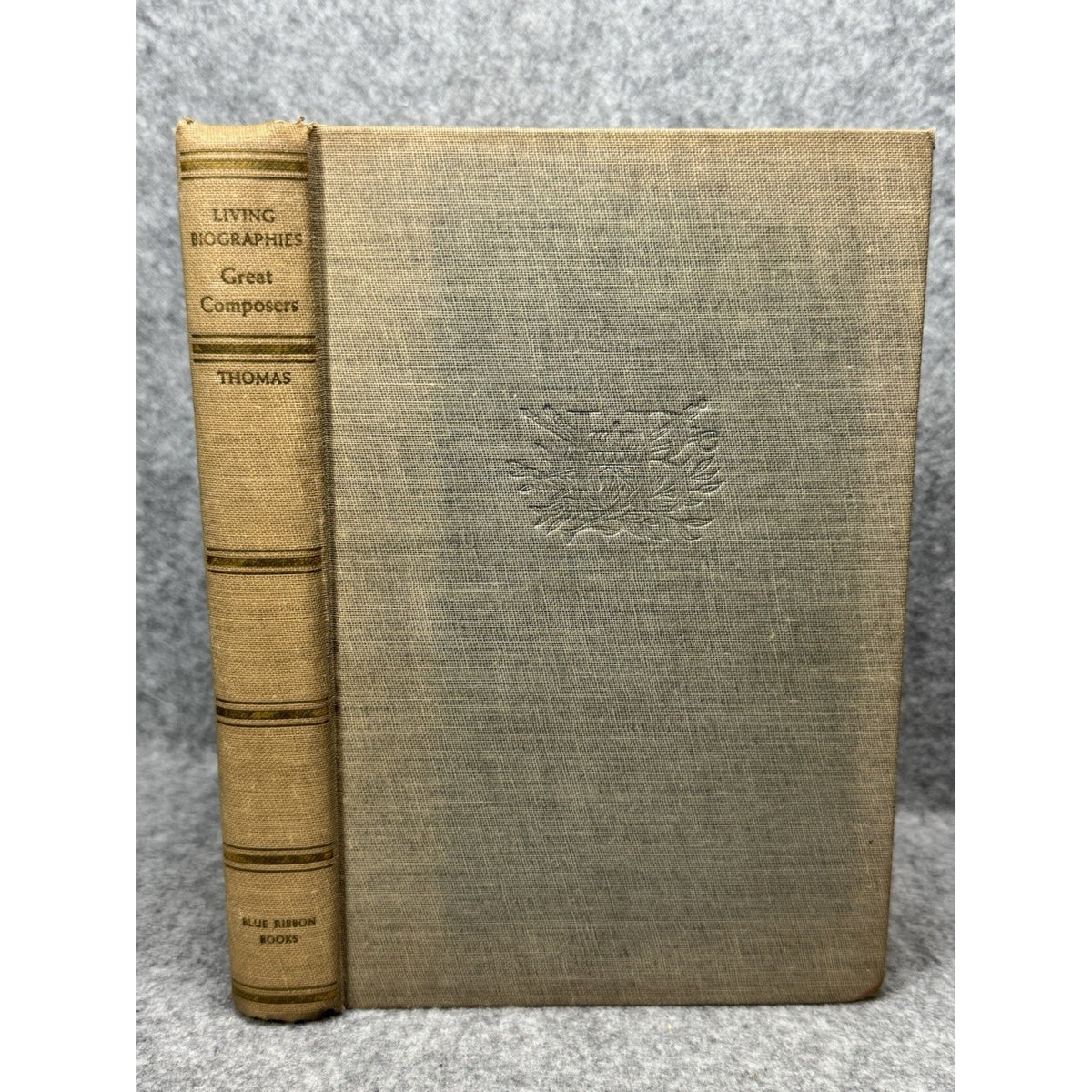 1946 Living Biographies of Great Composers Thomas Illustrated Hardcover