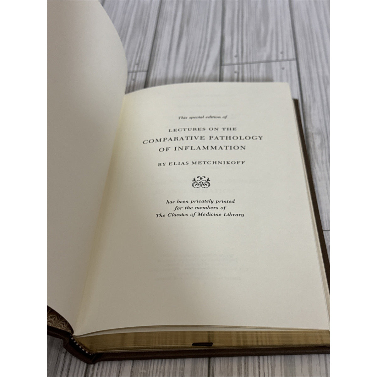 Comparative Pathology of Inflammation - Metchnikoff- HB, 1991, Gryphon Ed