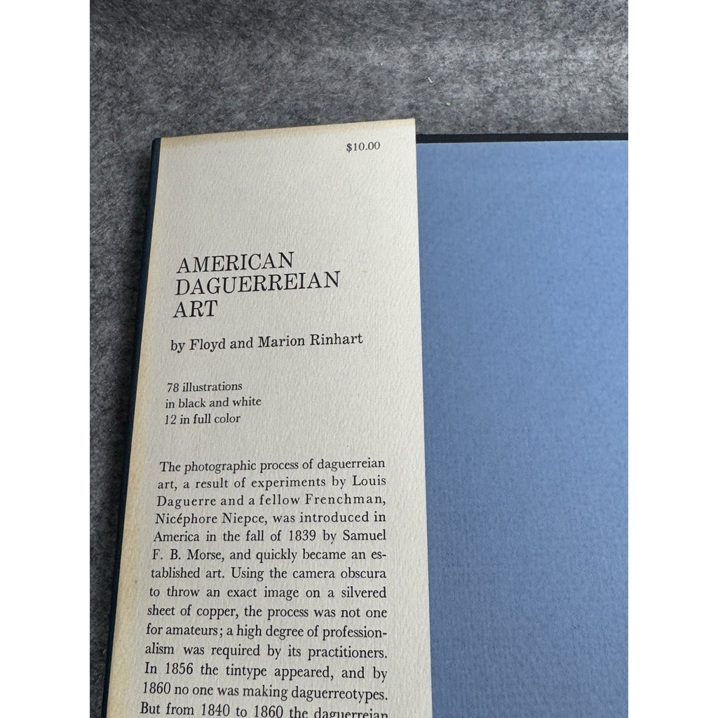 1967 American Daguerreian Art Floyd Marion Rinhart Photography Hardcover DJ