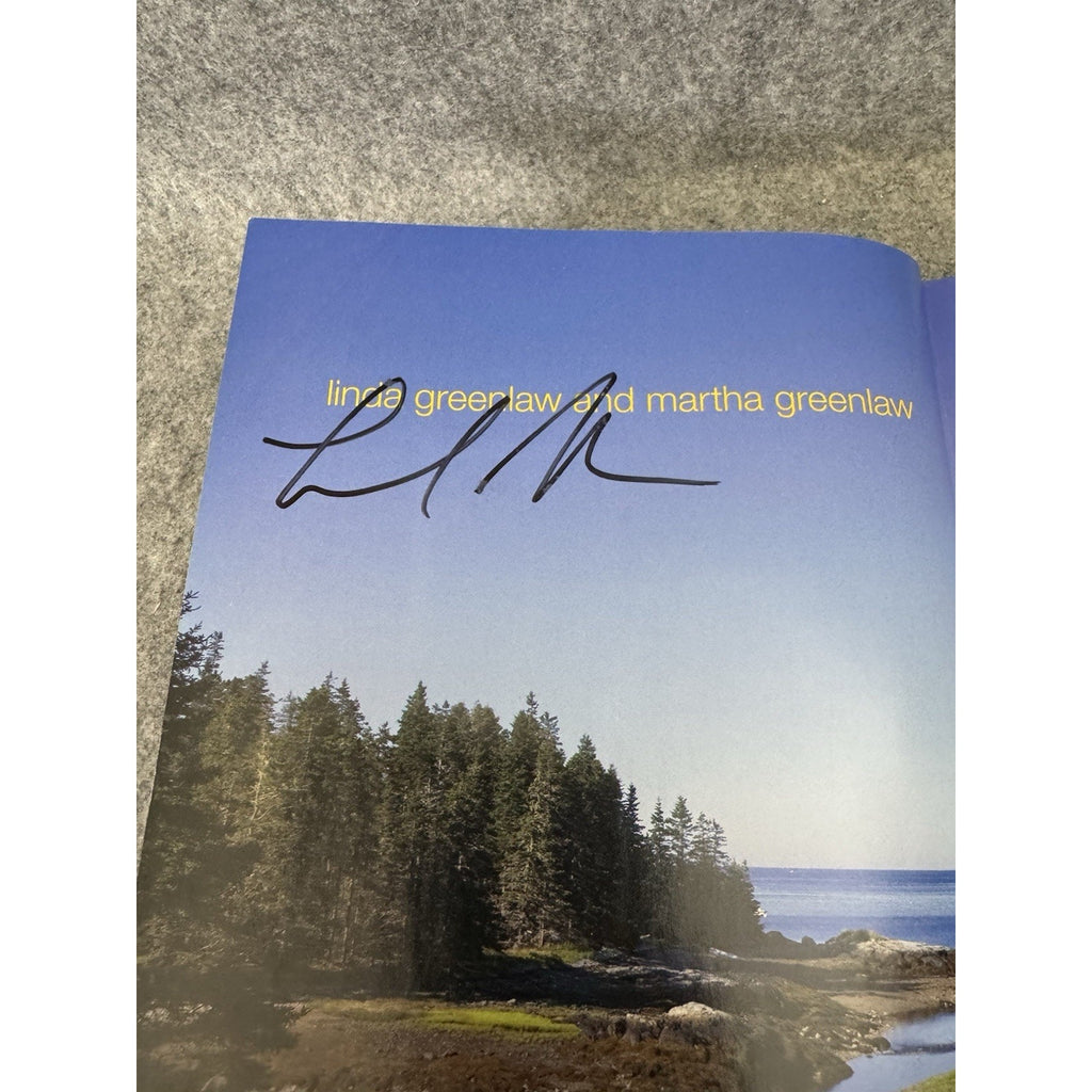 Signed The Maine Summers Cookbook Linda & Martha Greenlaw 2011 HC