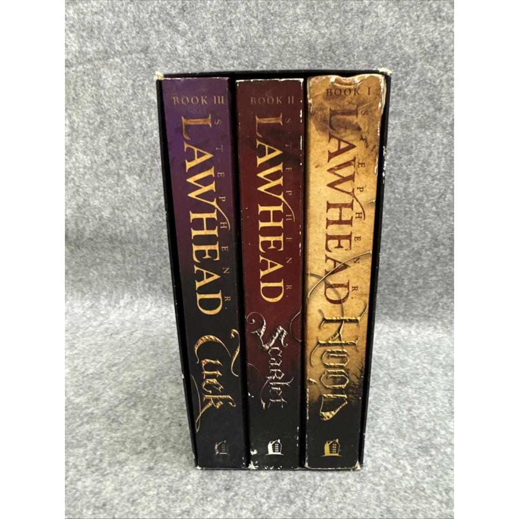King Raven Trilogy Boxed Set : Hood, Scarlet, and Tuck by Stephen Lawhead (2009,