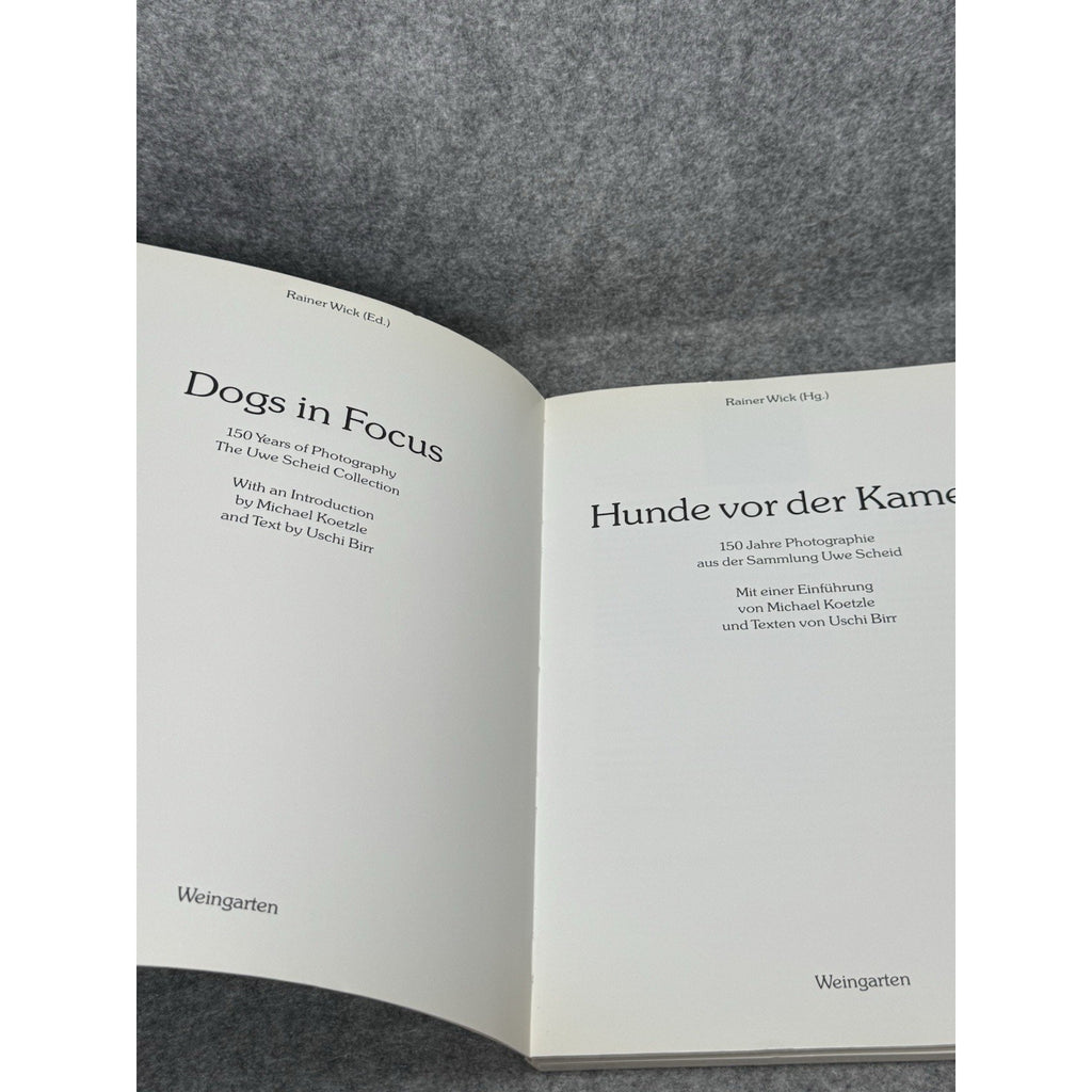 1989 Dogs in Focus 150 Years Photography Uwe Scheid Hunde vor der Kamera