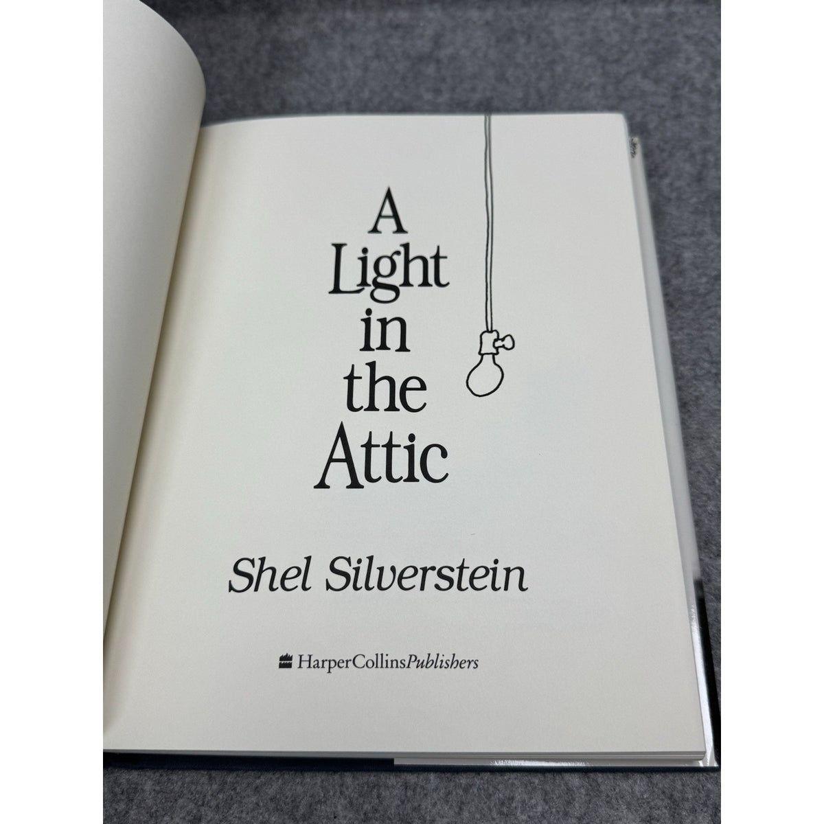 A Light in the Attic Shel Silverstein Hardcover DJ 1981 Copyright