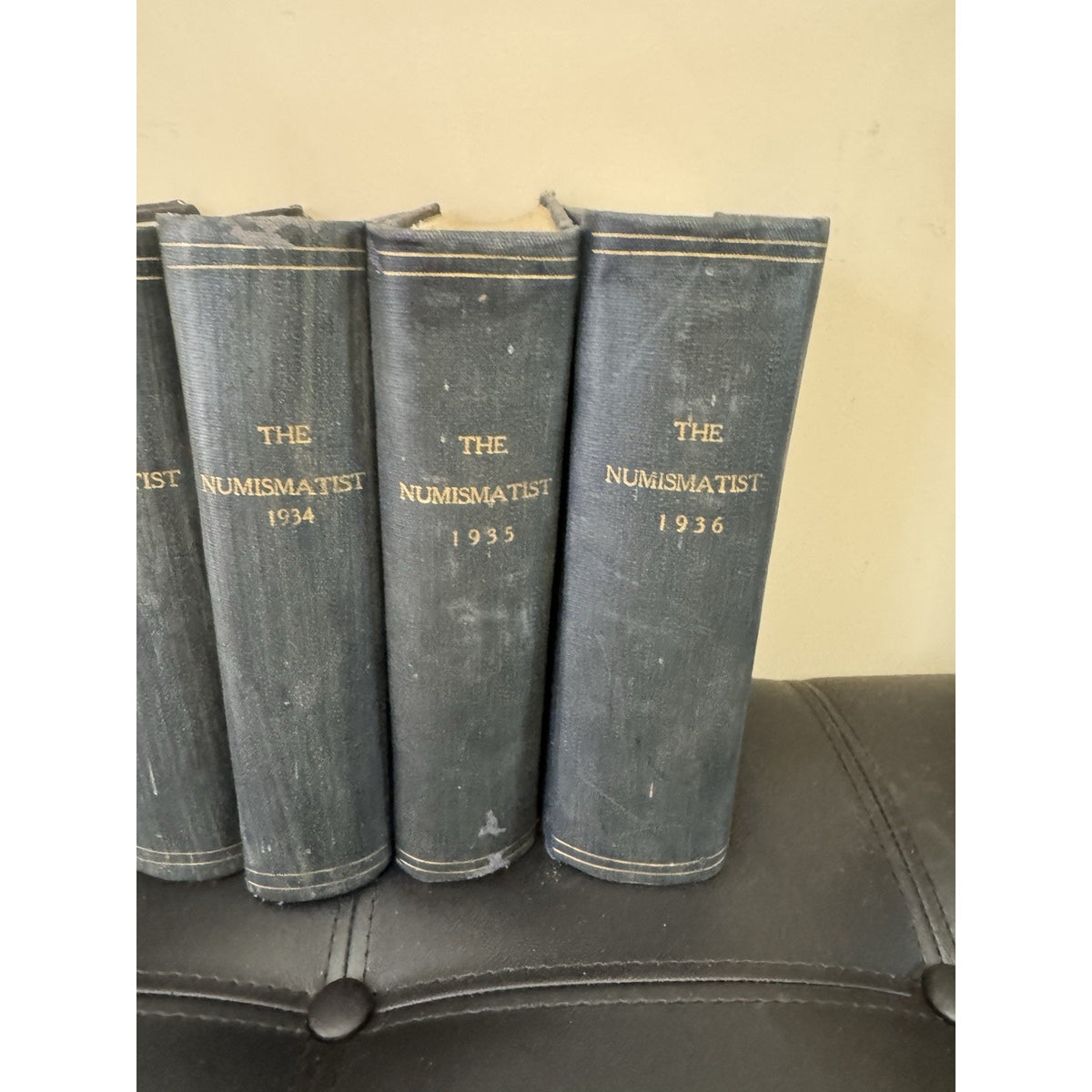 8 Vol The Numismatist 1929-1936 Hardbound ANA Coin Journal Lot