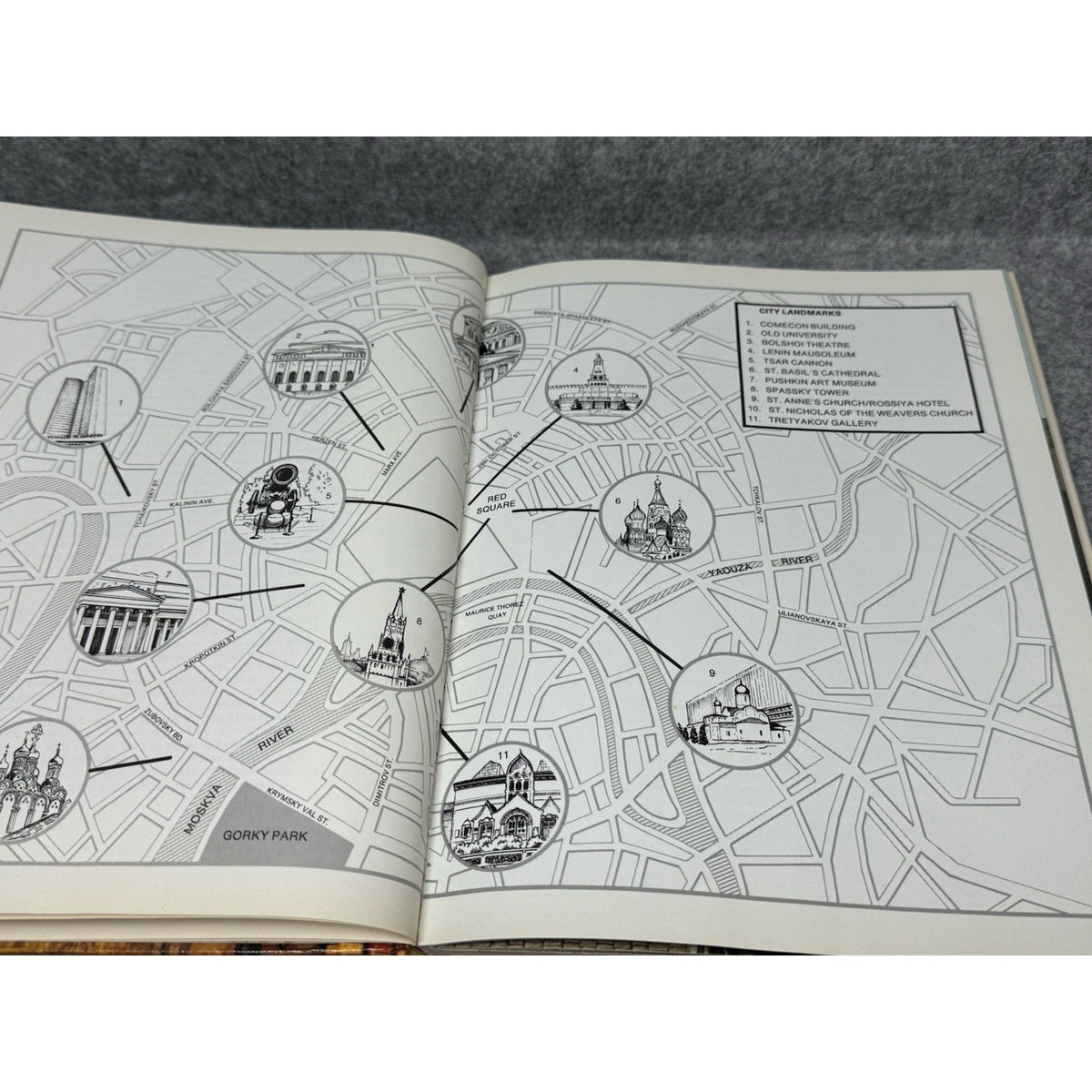 Moscow The World’s Cities Deana Levin 1978 1st Printing USSR Soviet Photo Book