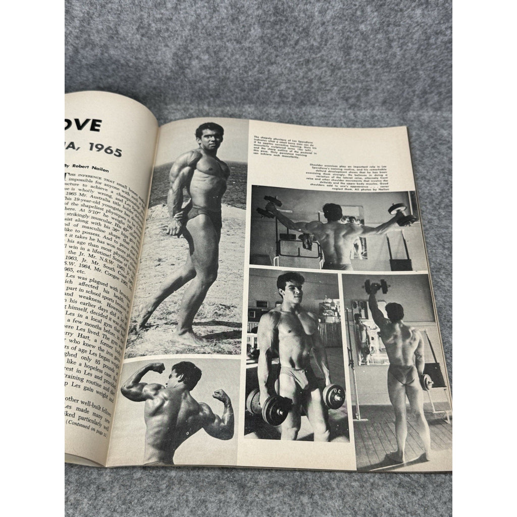 Muscular Development May 1966 Les Spendlove Elmo Santiago Bodybuilding Magazine