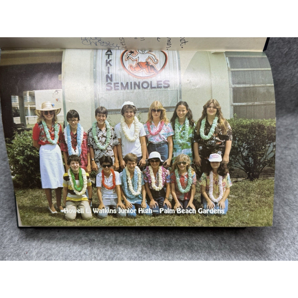 1983 Howell L Watkins Junior High Yearbook Palm Beach Gardens Florida Seminole