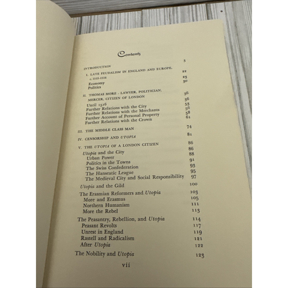 Reissued 1969. 1949 HC Citizen Thomas More And His Utopia by Russell Abbot Ames