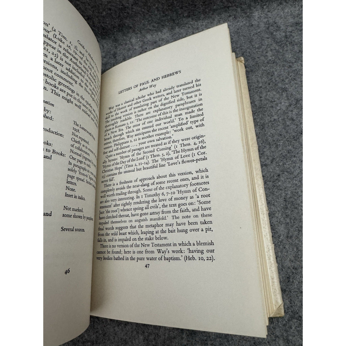 A Guide to Modern Versions of the New Testament by Herbert Dennett 1st Ed VG HC
