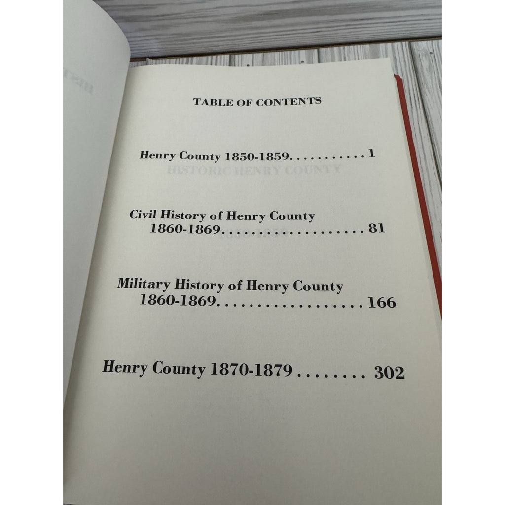Historic Henry County 1850-1879 Vol 2 Heller 1982 HC Genealogy History