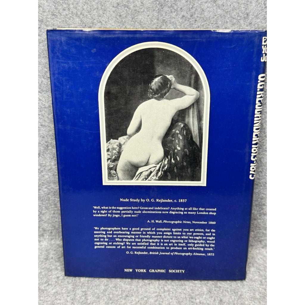 1973 Father of Art Photography O G Rejlander Jones First US Edition HC DJ