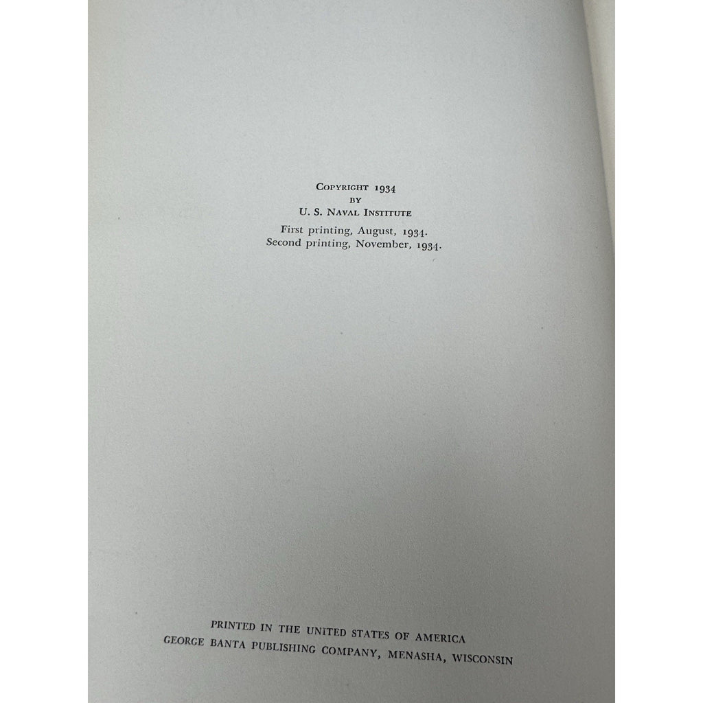1934 Naval Customs Traditions Usage Leland Lovette US Navy 2nd Printing DJ