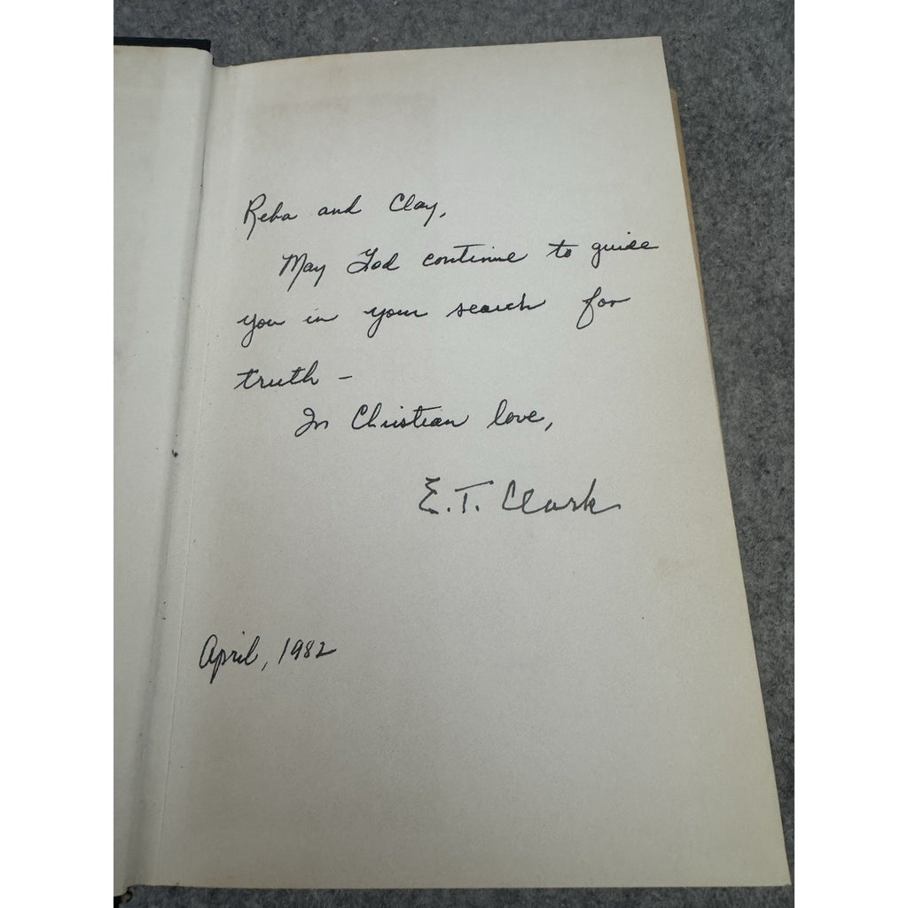 Signed Swinging on the Front Gate Edward T Clark HC DJ 1981 Journal