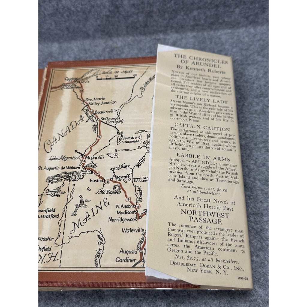 March to Quebec Kenneth Roberts 1st Ed Revolutionary War Arnold Expedition DJ