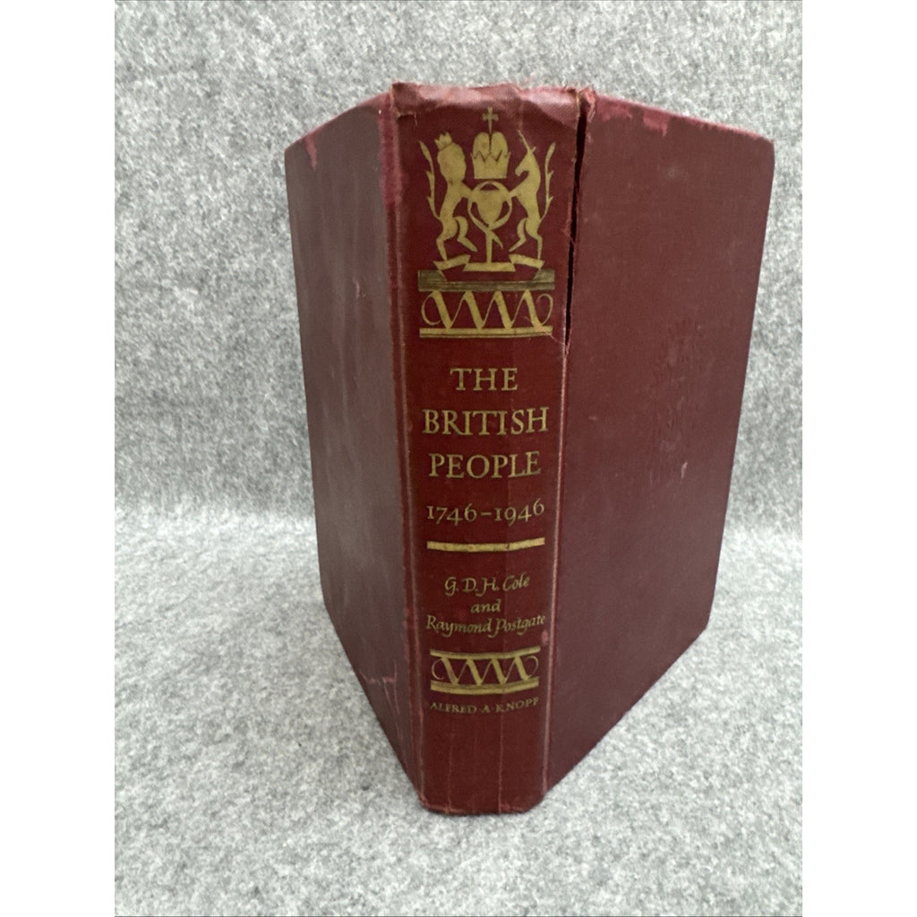 The British People 1746 - 1946 by G.D.H. Cole & Raymond Postgate 1947 HC