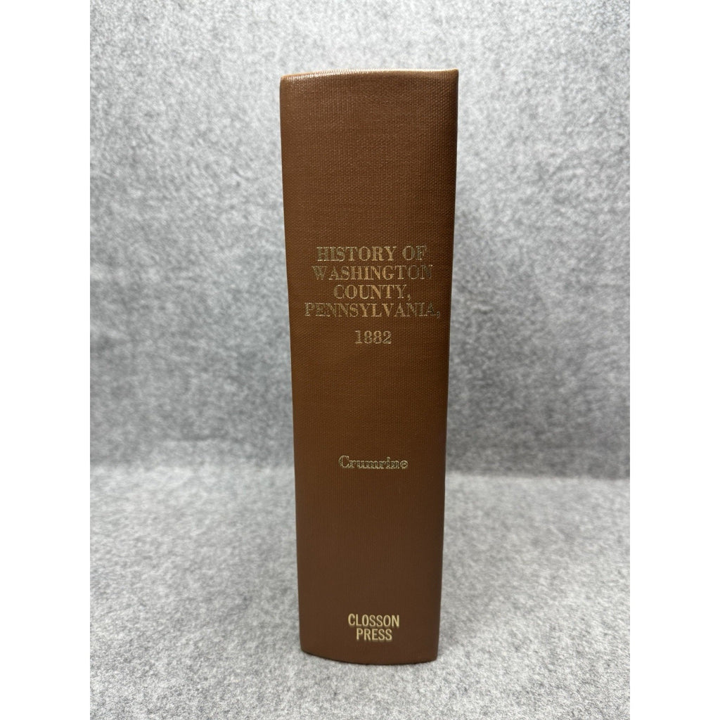 Washington County Pennsylvania History Genealogy Boyd Crumrine Closson Press