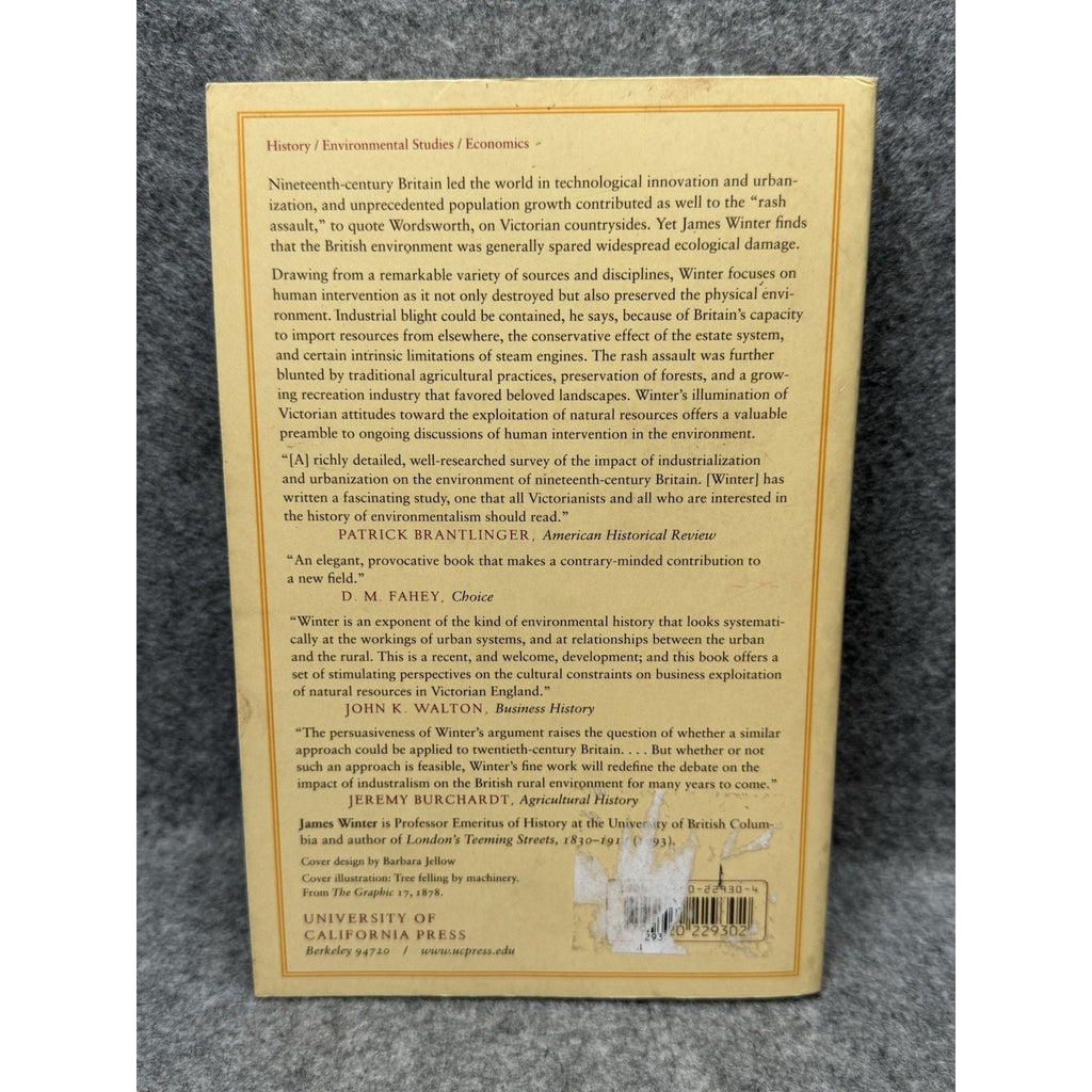 2002 Secure From Rash Assault James Winter Victorian Environment History