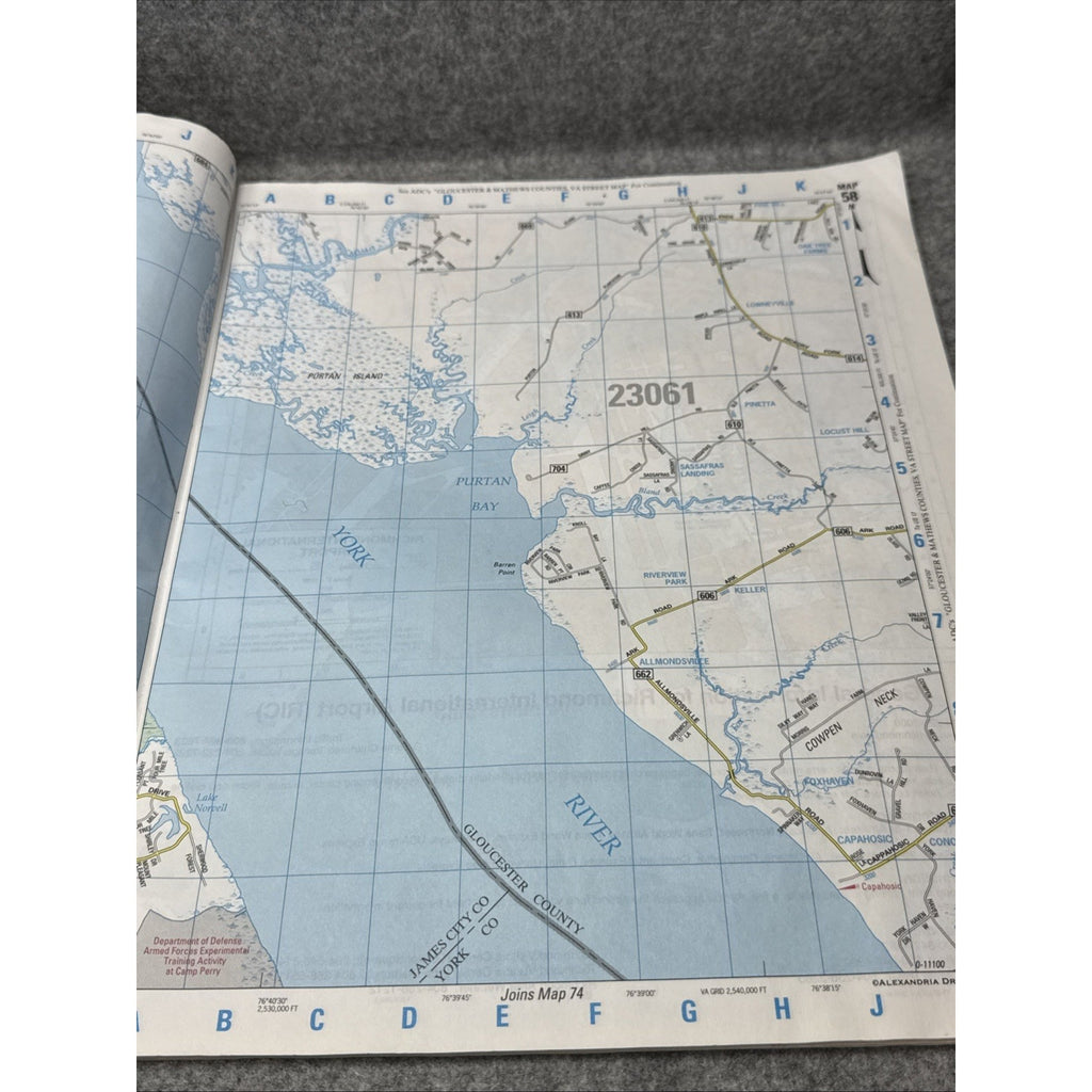 Virginia/Peninsula Atlas by the Map People Staff ADC (2001, Trade Paperback)