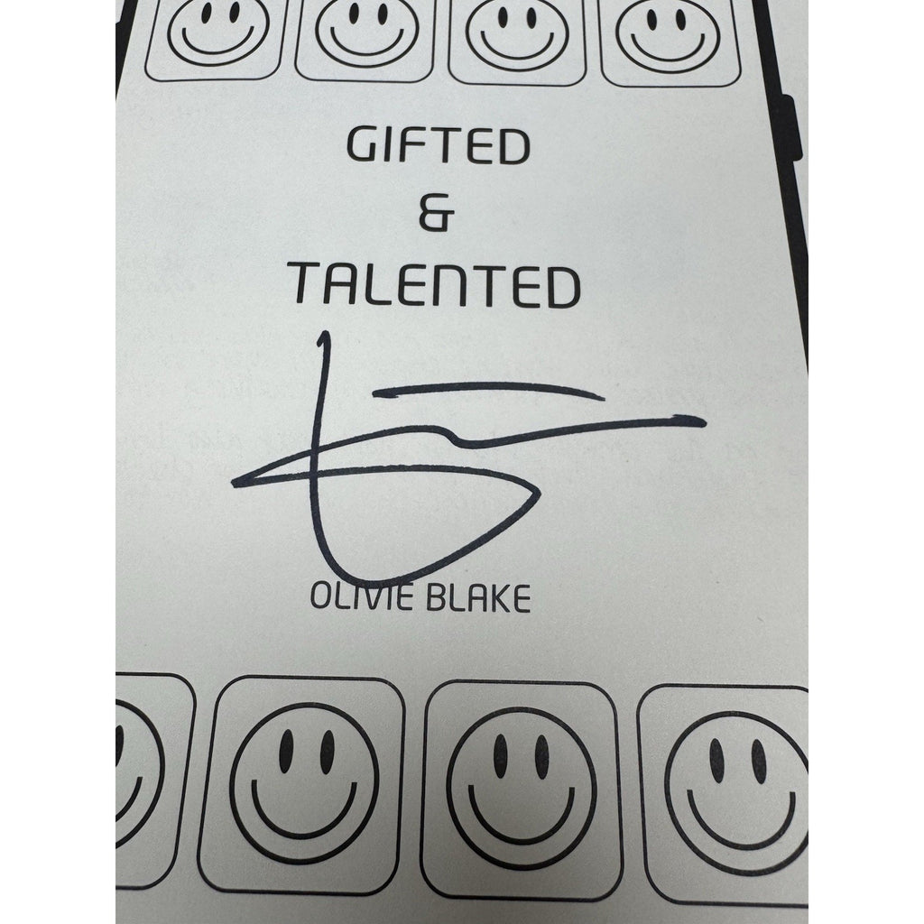 Gifted & Talented Olivie Blake 2025 Signed First Edition OwlCrate Sprayed Edges