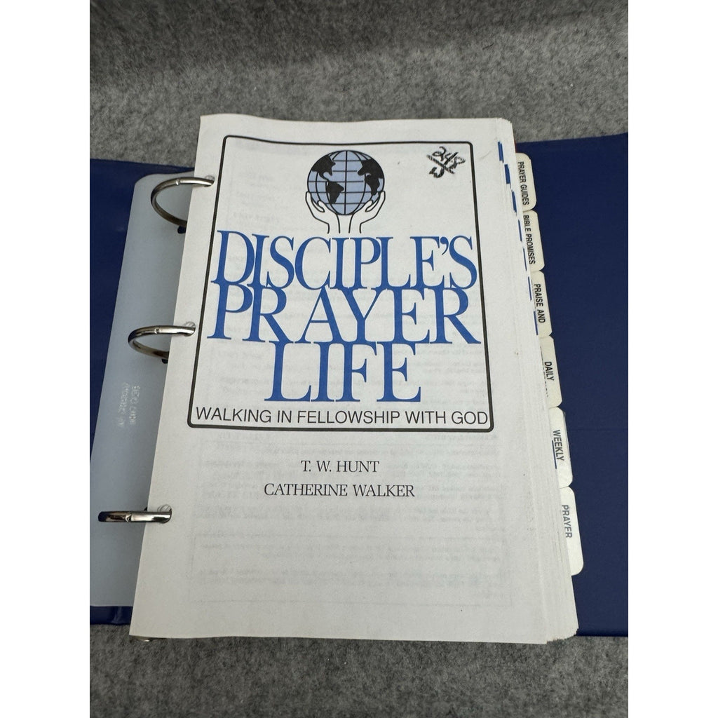 Disciple’s Prayer Life: Walking In Fellowship With God Rare 3-Ring Binding