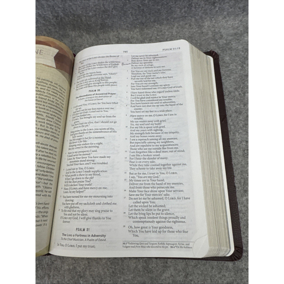 NKJV Modern Life Study Bible Brown Leather Soft