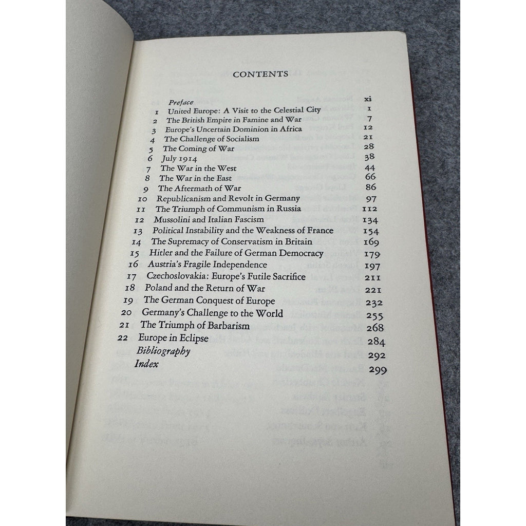 The European Powers 1900-45 Martin Gilbert 1966 First Printing HC History