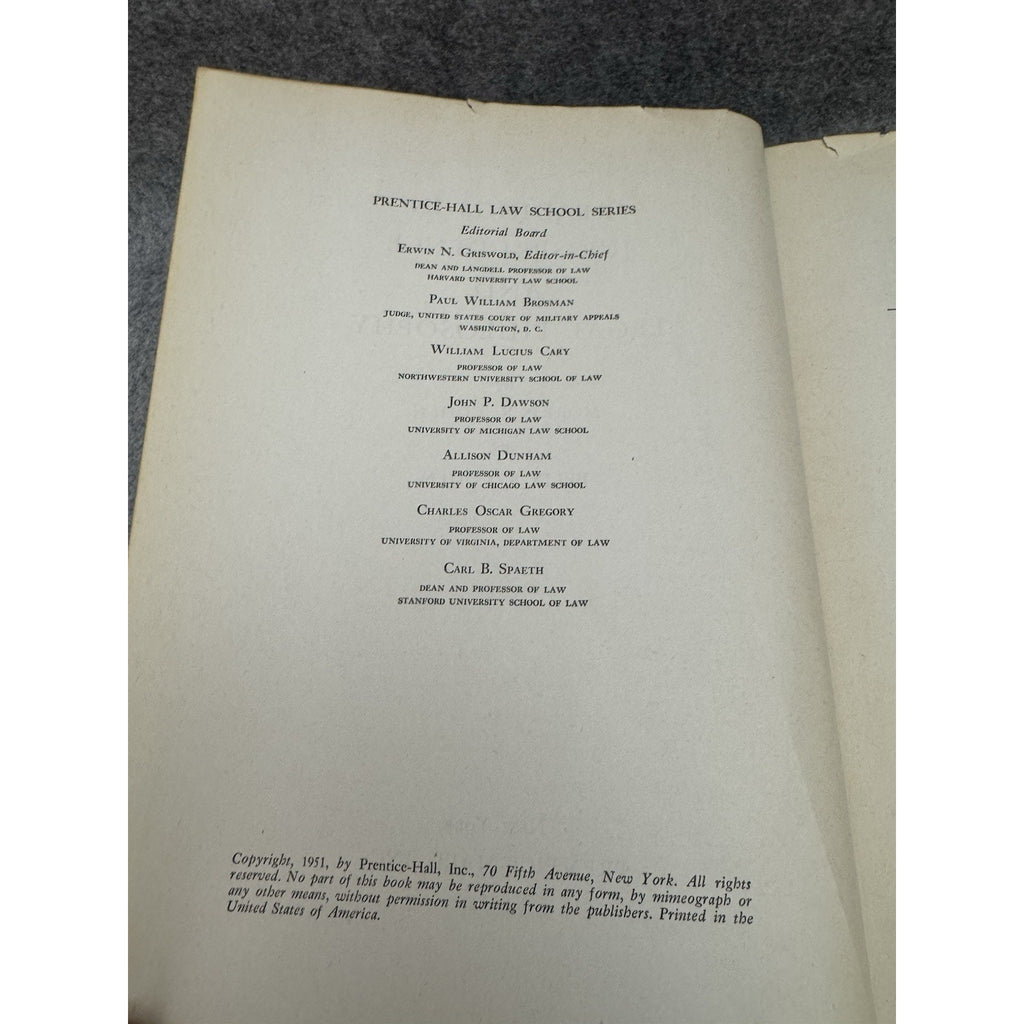 1951 Readings In Jurisprudence And Legal Philosophy Cohen HC