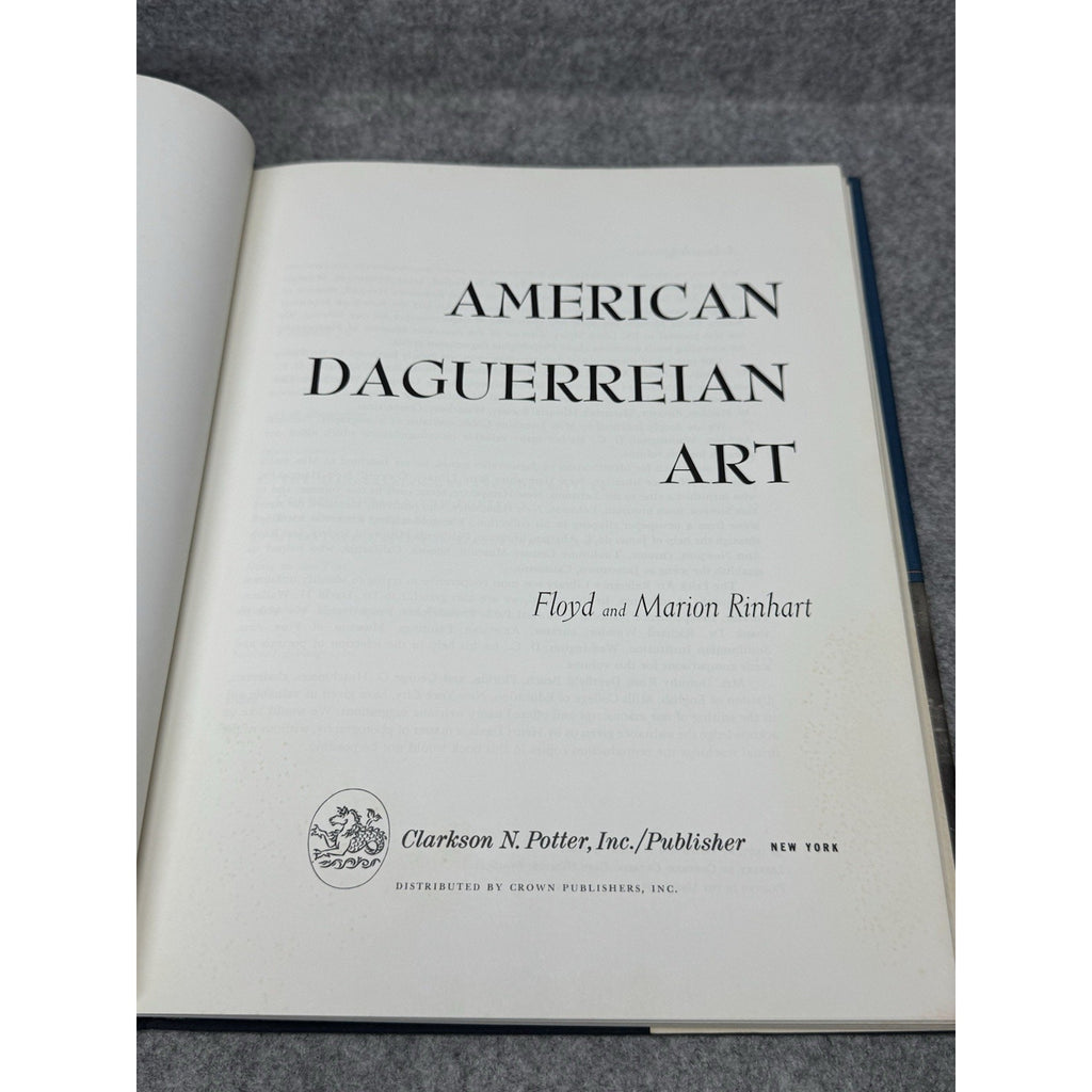 1967 American Daguerreian Art Floyd Marion Rinhart Photography Hardcover DJ