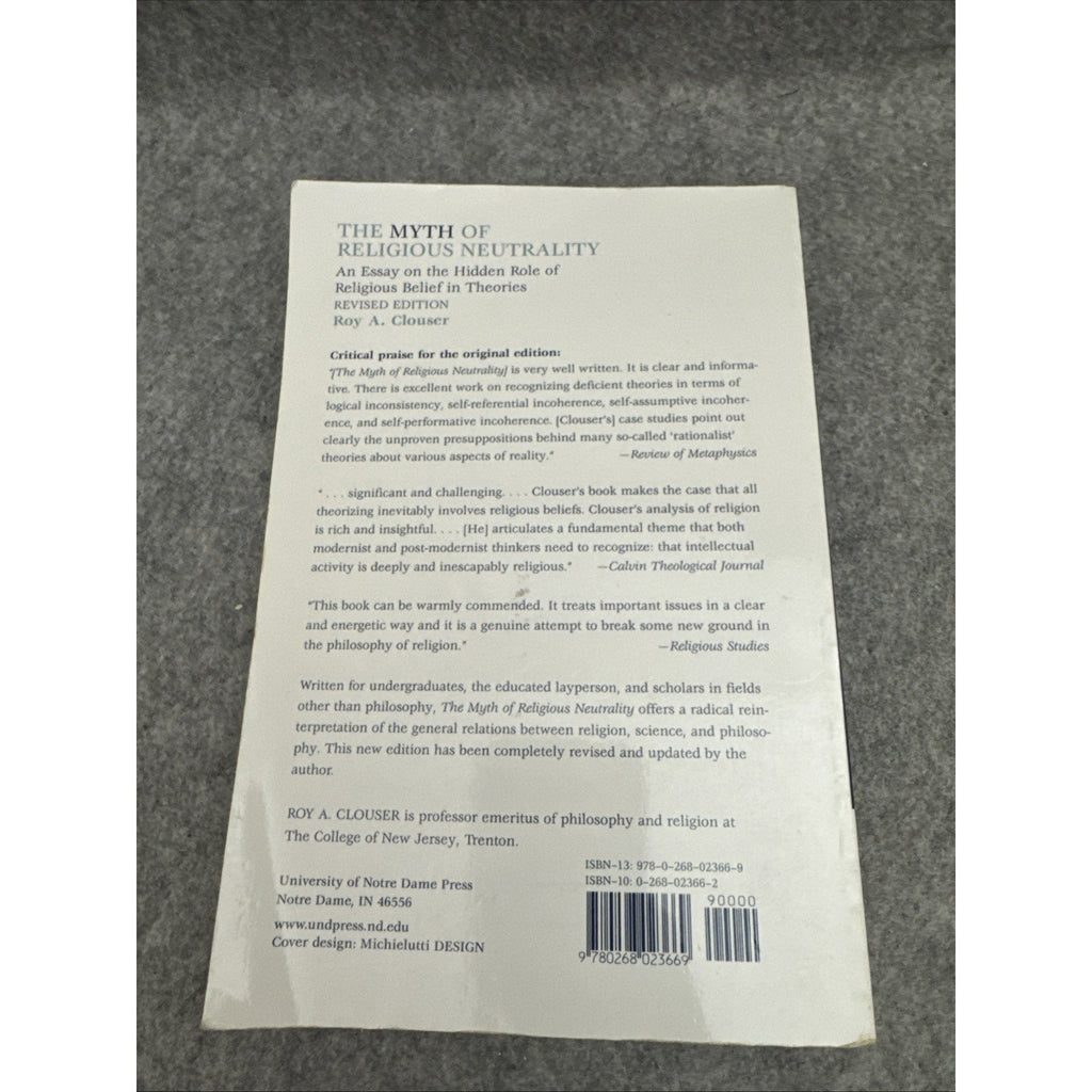 Myth of Religious Neutrality, Revised Edition : An Essay on the Hidden Role...