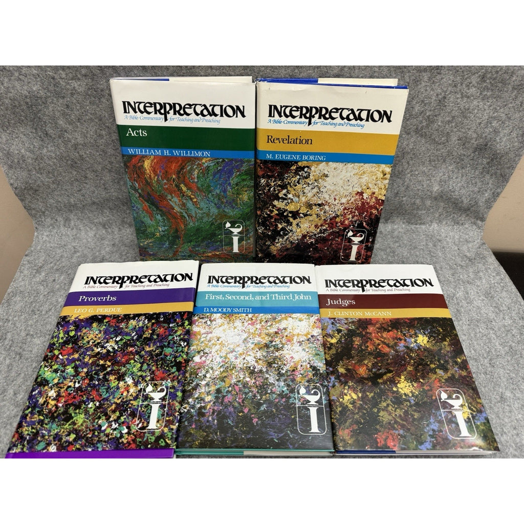 Interpretation Bible Commentary Lot 11 HC DJ Brueggemann Genesis Acts Knox