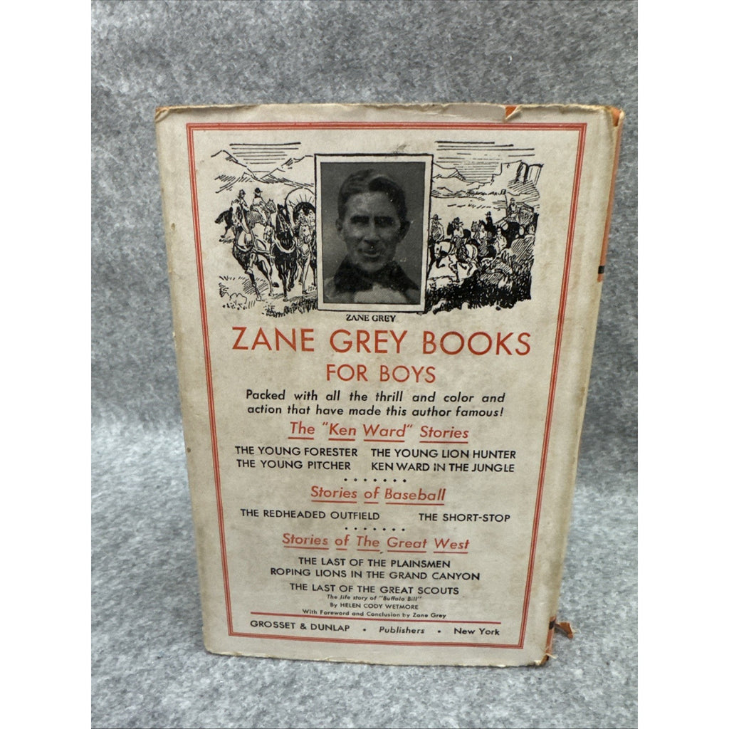 Zane Grey THE YOUNG FORESTER Book 1st Edition 1st Printing HC DJ 1910 First