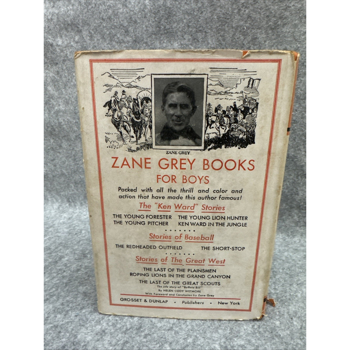 Zane Grey THE YOUNG FORESTER Book 1st Edition 1st Printing HC DJ 1910 First