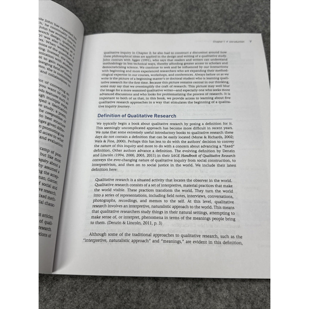 Qualitative Inquiry and Research Design : Choosing among Five Approaches by John