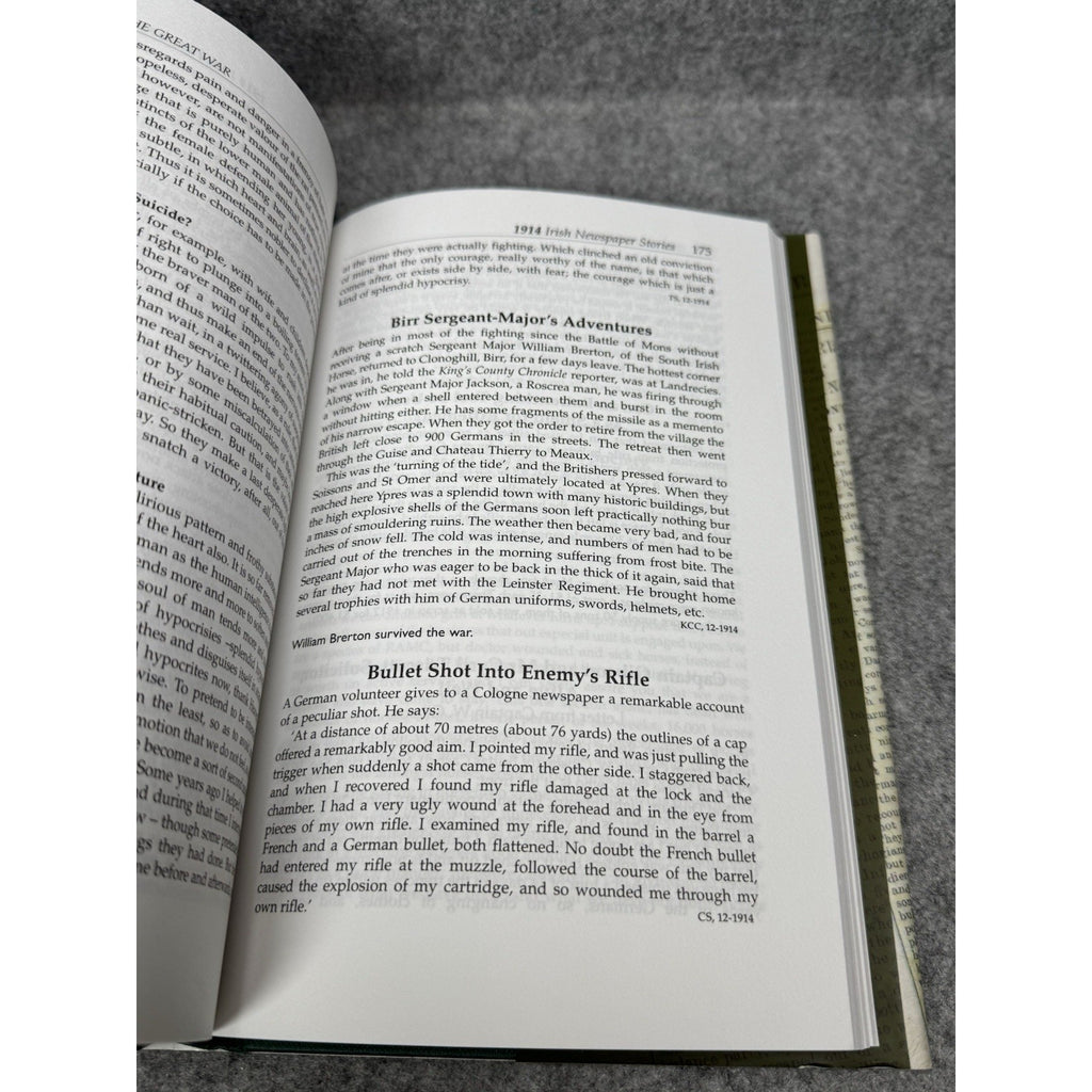 2014 Irishmen in the Great War Reports from the Front 1914 Burnell 1st Edition