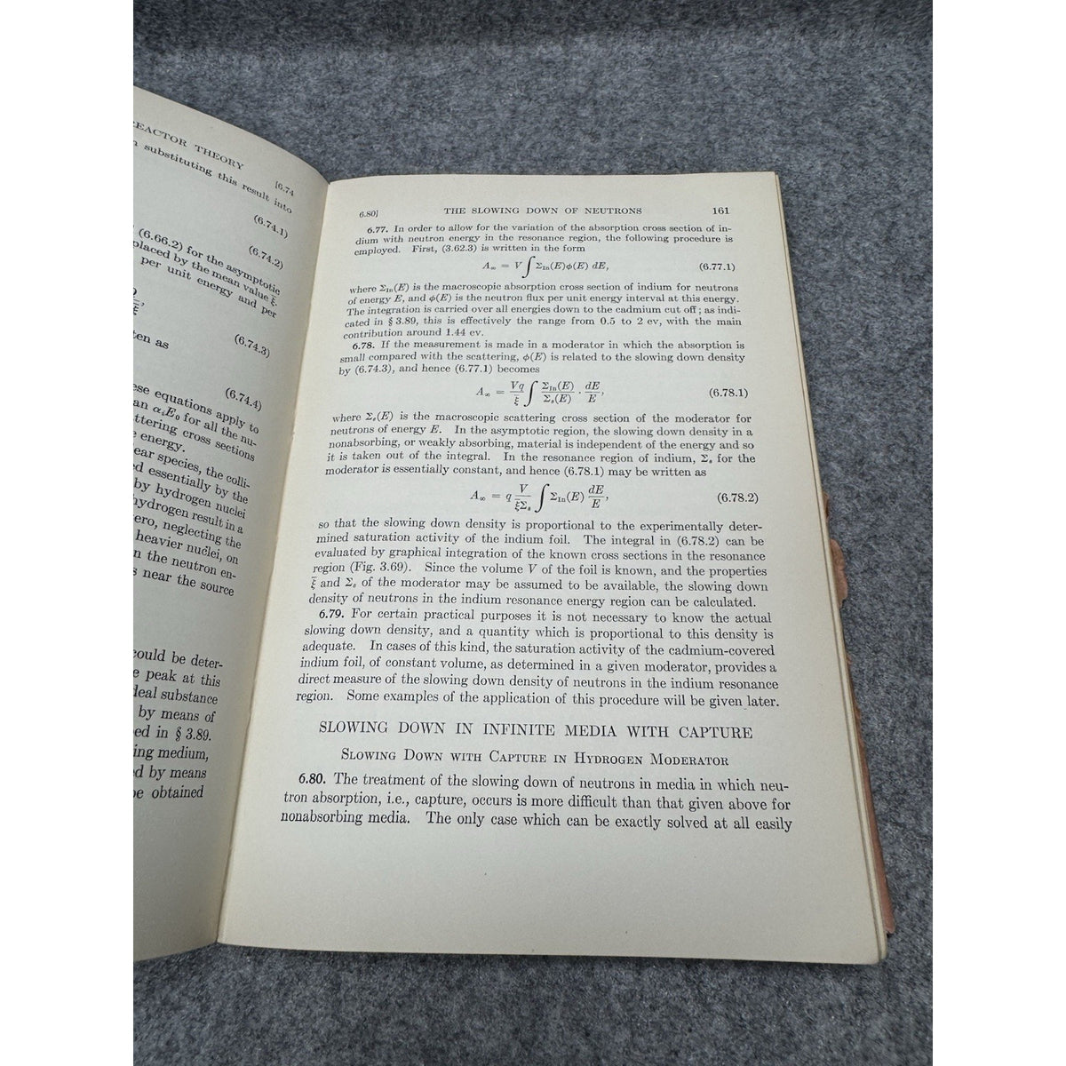 Elements of Nuclear Reactor Theory Glasstone Edlund 1957 Atomic Energy HC DJ