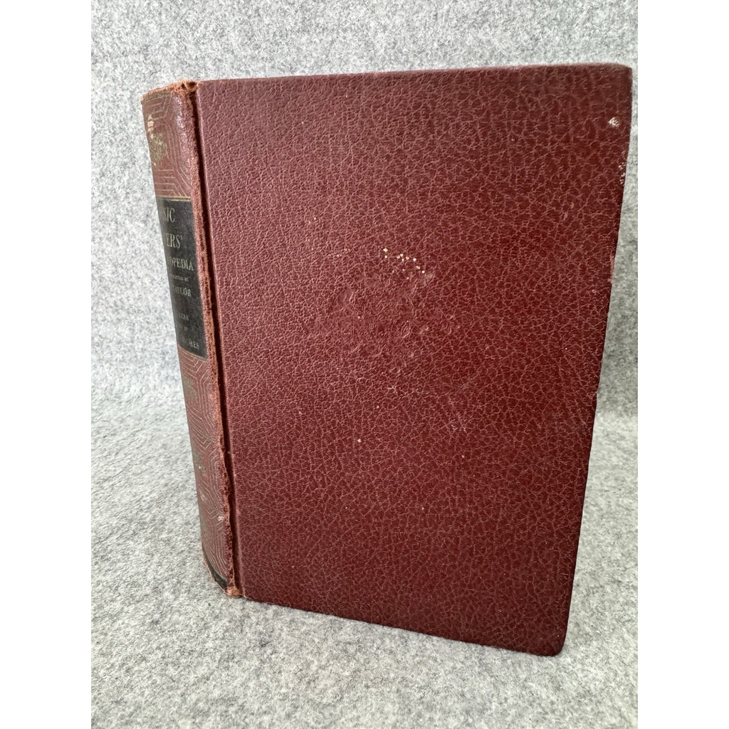 Music Lovers Encyclopedia 1950 Deems Taylor Rupert Hughes HC Antique