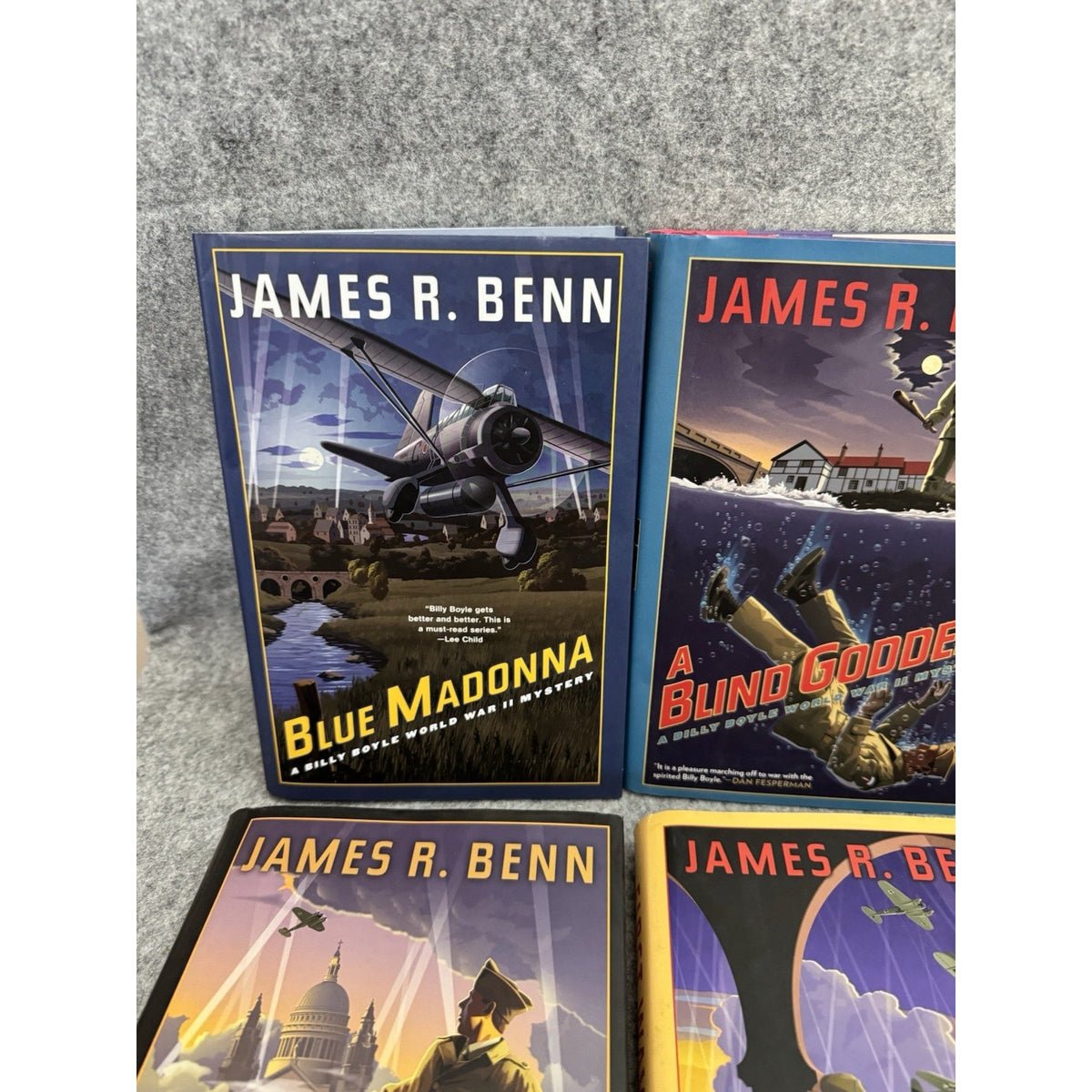 James R Benn Billy Boyle WWII Mystery HC Lot 6 Books DJ