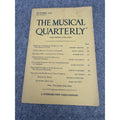 The Musical Quarterly October 1973 Vol 59 No 4 Schirmer Journal