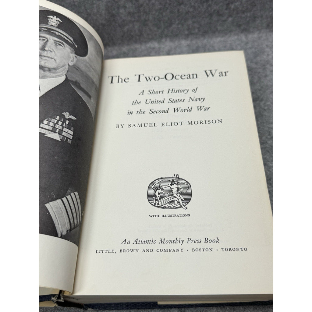 The Two-Ocean War Samuel Eliot Morison 1963 WWII US Navy Hardcover BCE