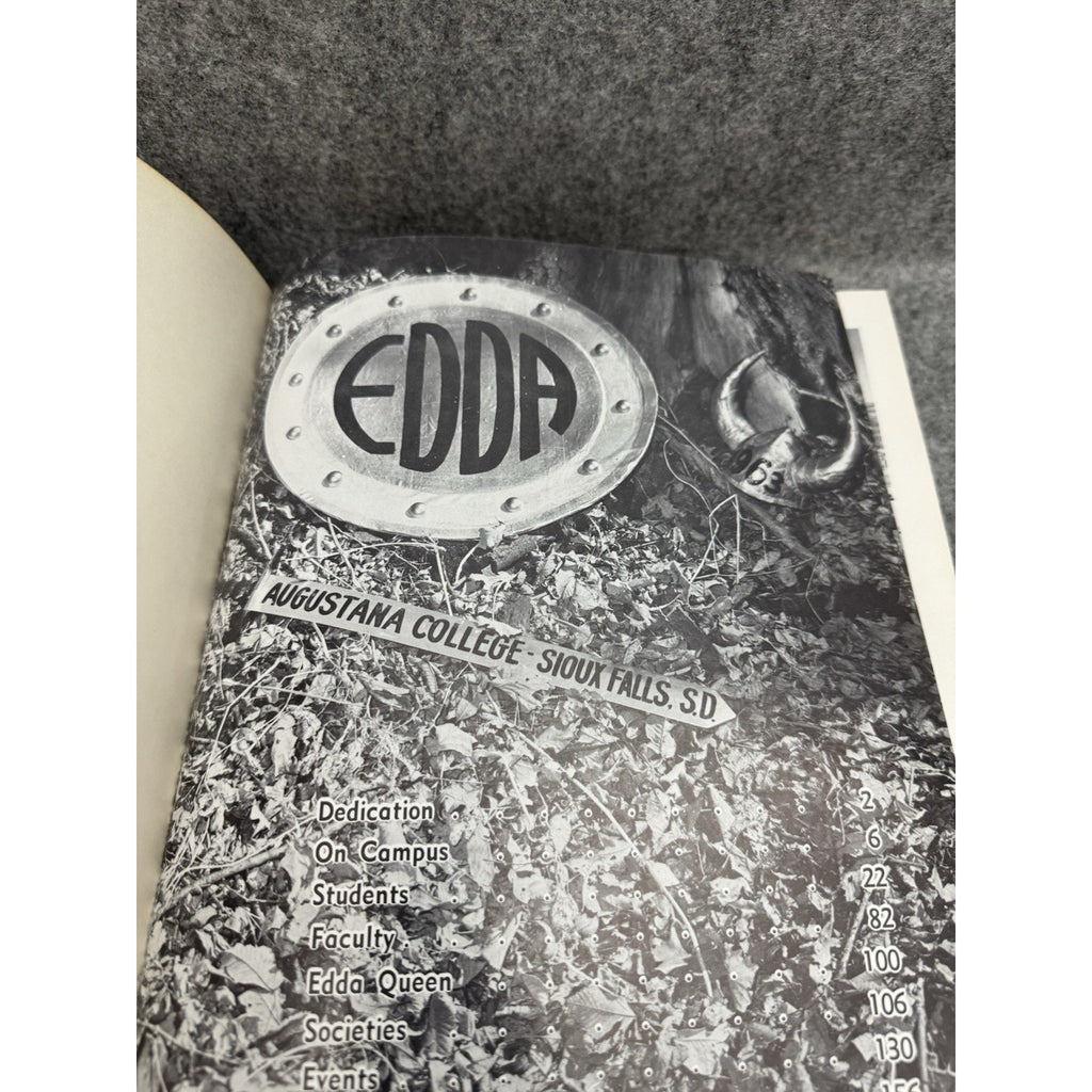 1963 Edda Augustana College Sioux Falls SD Yearbook Hardcover