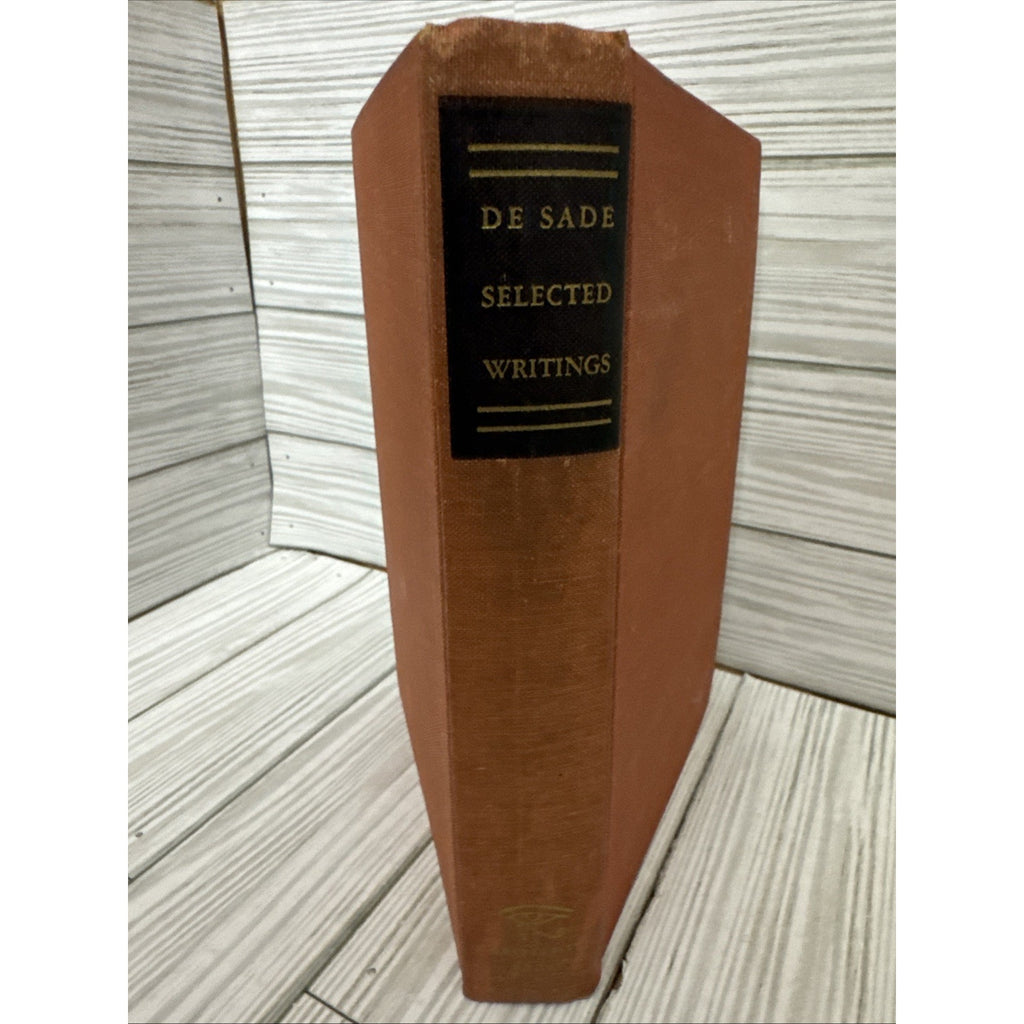 De Sade: Selected Writings translated/Selected Leonard de Saint-Yves HC/DJ 1954