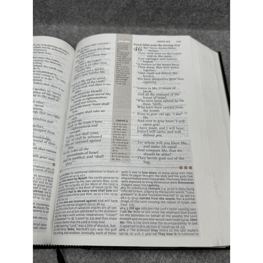 2012 NKJV Study Bible 2nd Edition Large Print Thomas Nelson Black Hardcover